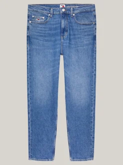 Jeansy*Tommy Hilfiger Jeansy Isaac Z Efektem Wyblaknięcia DENIM MEDIUM
