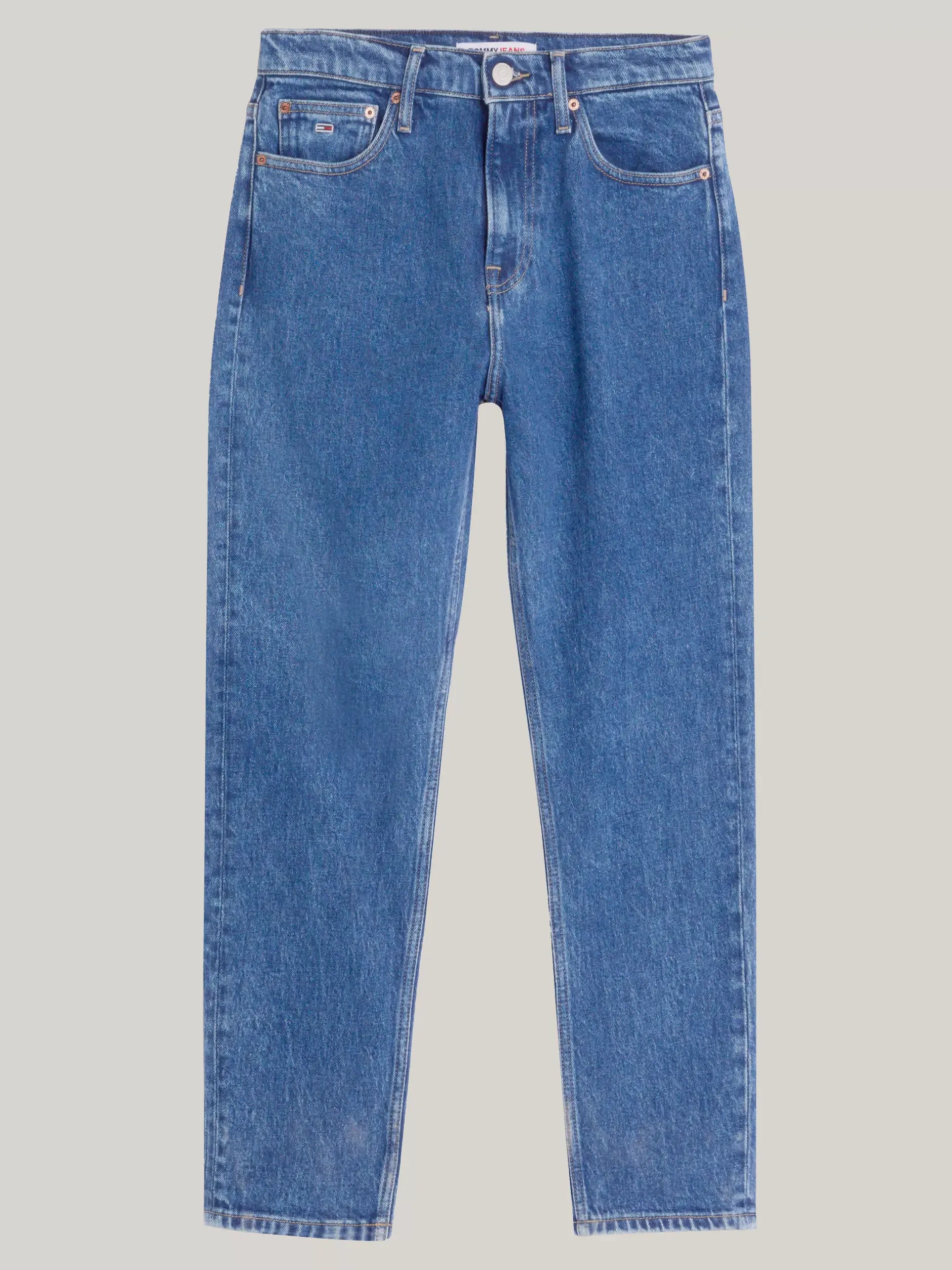 Jeansy*Tommy Hilfiger Jeansy Izzie O Wąskim Kroju Z Wysokim Stanem DENIM MEDIUM
