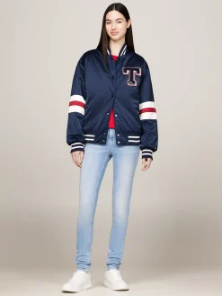Jeansy*Tommy Hilfiger Jeansy Nora O Obcisłym Kroju Ze średnim Stanem DENIM LIGHT