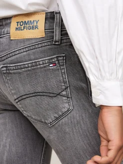 Jeansy*Tommy Hilfiger Jeansy Nora Z Efektem Wyblaknięcia BLACKUSED