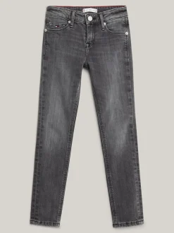 Jeansy*Tommy Hilfiger Jeansy Nora Z Efektem Wyblaknięcia BLACKUSED