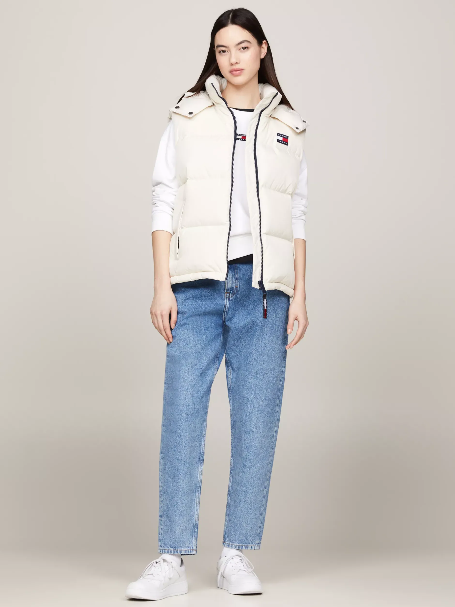 Jeansy*Tommy Hilfiger Jeansy O Kroju Mom Fit Z Bardzo Wysokim Stanem DENIM LIGHT