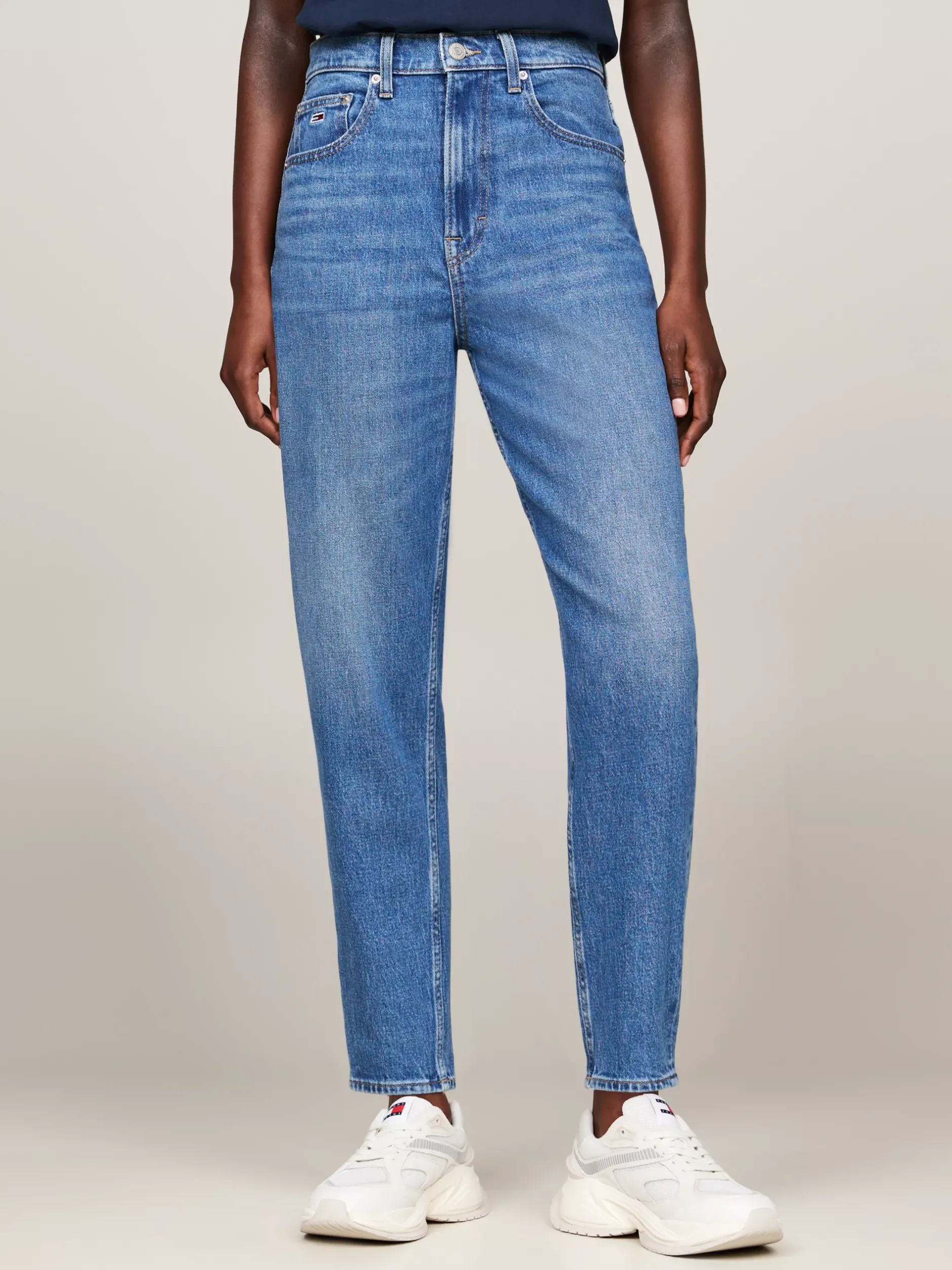 Jeansy*Tommy Hilfiger Jeansy O Kroju Mom Fit Z Ultrawysokim Stanem DENIM MEDIUM
