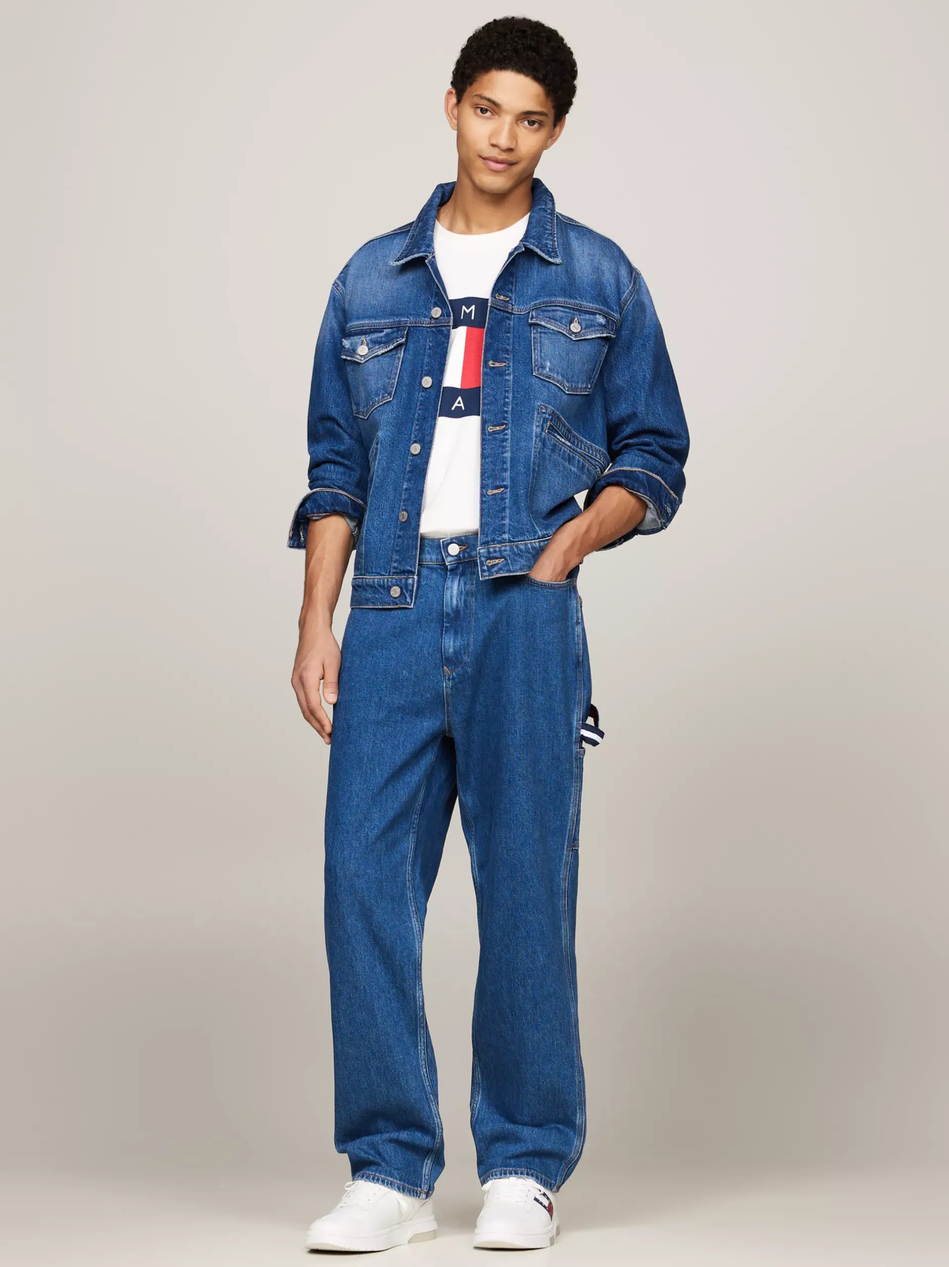 Jeansy*Tommy Hilfiger Jeansy O Luźnym Kroju Archive DENIM MEDIUM