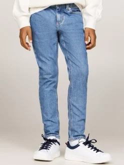 Jeansy*Tommy Hilfiger Jeansy O Wąskim Kroju W Klasycznym Kolorze MIDSALTPEPPER