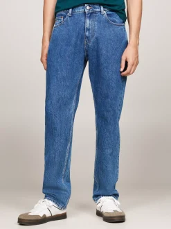 Jeansy*Tommy Hilfiger Jeansy O Wąskim Kroju Z Efektem Wyblaknięcia DENIM MEDIUM