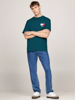 Jeansy*Tommy Hilfiger Jeansy O Wąskim Kroju Z Efektem Wyblaknięcia DENIM MEDIUM
