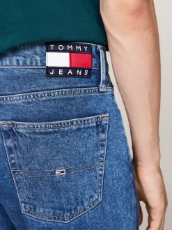 Jeansy*Tommy Hilfiger Jeansy O Wąskim Kroju Z Efektem Wyblaknięcia DENIM MEDIUM