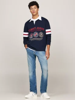 Jeansy*Tommy Hilfiger Jeansy Ryan O Prostym Regularnym Kroju DENIM MEDIUM