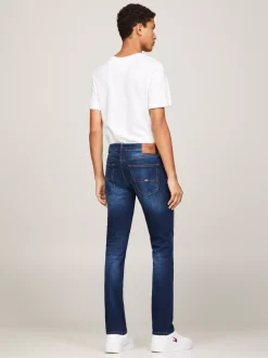 Jeansy*Tommy Hilfiger Jeansy Scanton O Wąskim Kroju ASPEN DARK BLUE STRETCH
