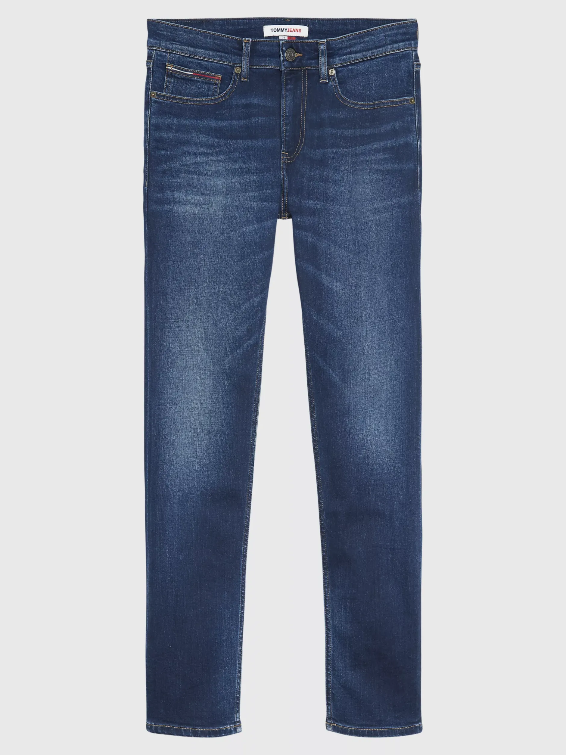 Jeansy*Tommy Hilfiger Jeansy Scanton O Wąskim Kroju ASPEN DARK BLUE STRETCH