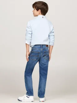 Jeansy*Tommy Hilfiger Jeansy Skater Z Efektem Znoszenia STREAKYBLUE