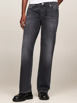 Jeansy*Tommy Hilfiger Jeansy Sophie Z Niskim Stanem DENIM BLACK