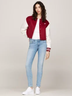 Jeansy*Tommy Hilfiger Jeansy Sophie Z Obcisłym Stanem DENIM LIGHT