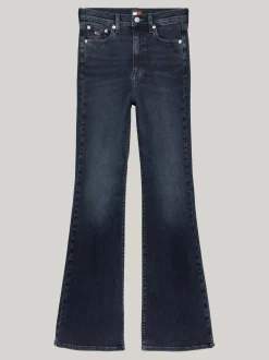 Jeansy*Tommy Hilfiger Jeansy Sylvia Z Efektem Wyblaknięcia DENIM DARK