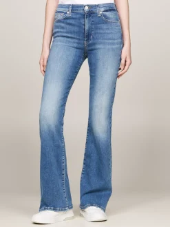 Jeansy*Tommy Hilfiger Jeansy Sylvia Z Rozszerzanymi Nogawkami DENIM MEDIUM