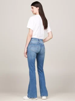 Jeansy*Tommy Hilfiger Jeansy Sylvia Z Rozszerzanymi Nogawkami DENIM MEDIUM