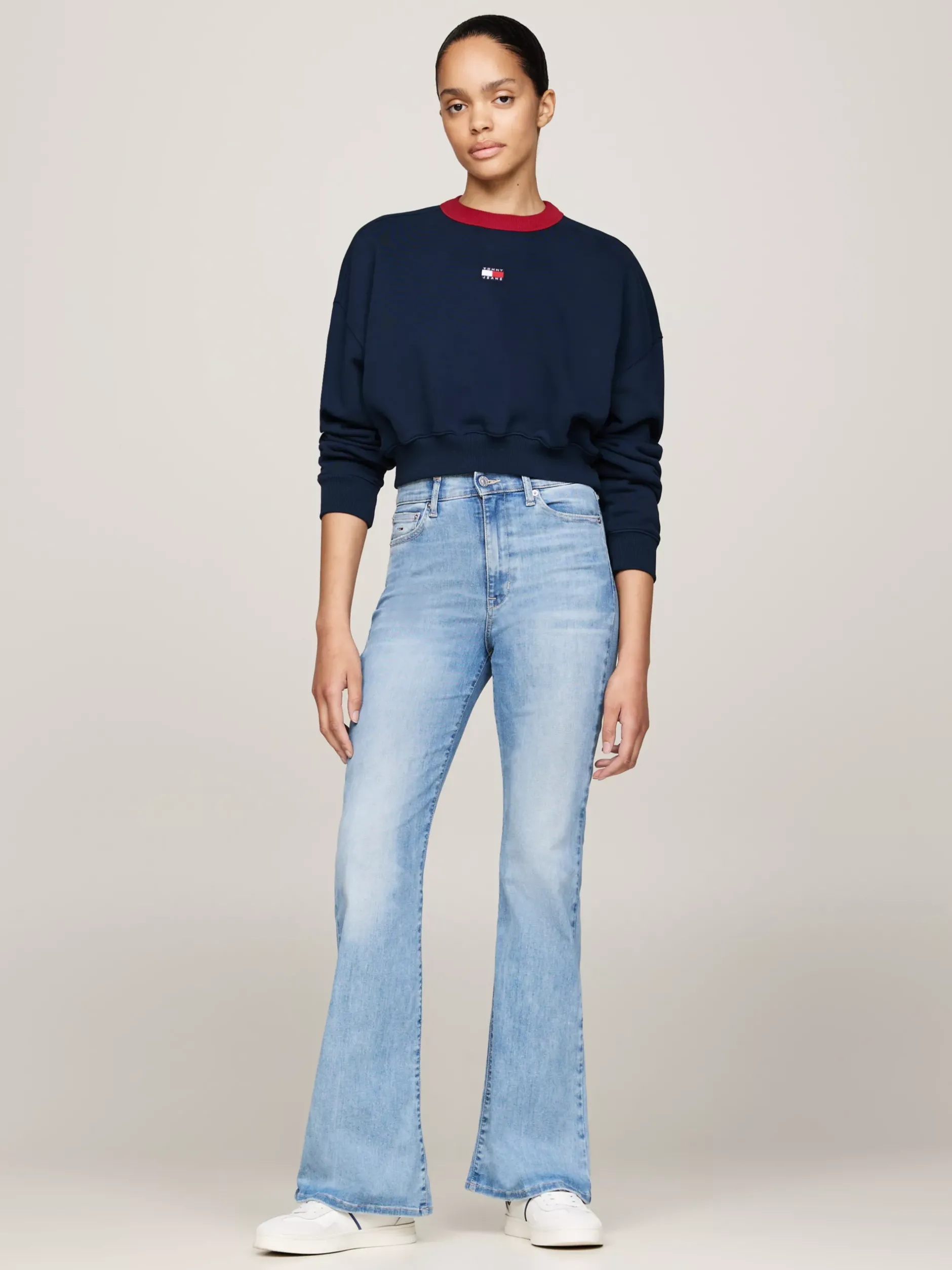Jeansy*Tommy Hilfiger Jeansy Sylvia Z Rozszerzanymi Nogawkami DENIM LIGHT