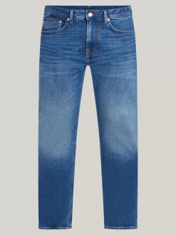 Jeansy*Tommy Hilfiger Jeansy TH Flex Bleecker O Wąskim Kroju CROSS BLUE
