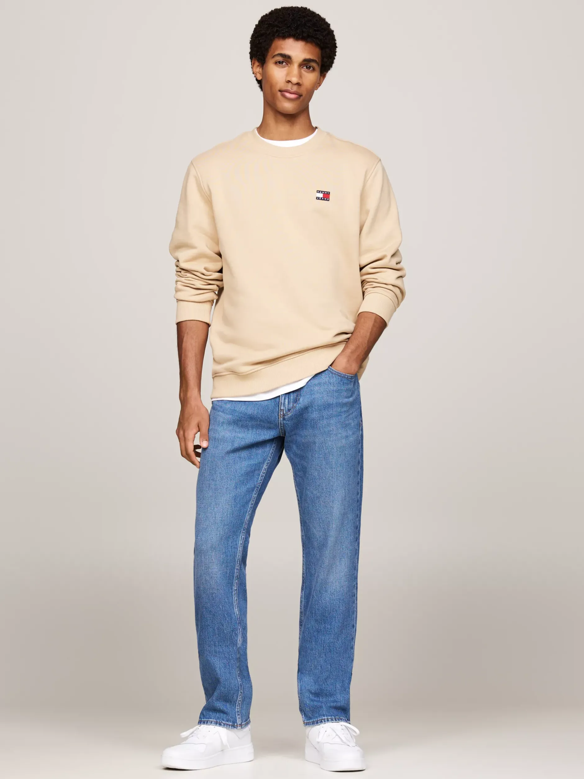 Jeansy*Tommy Hilfiger Jeansy Z Efektem Wyblaknięcia Na Szwach DENIM MEDIUM