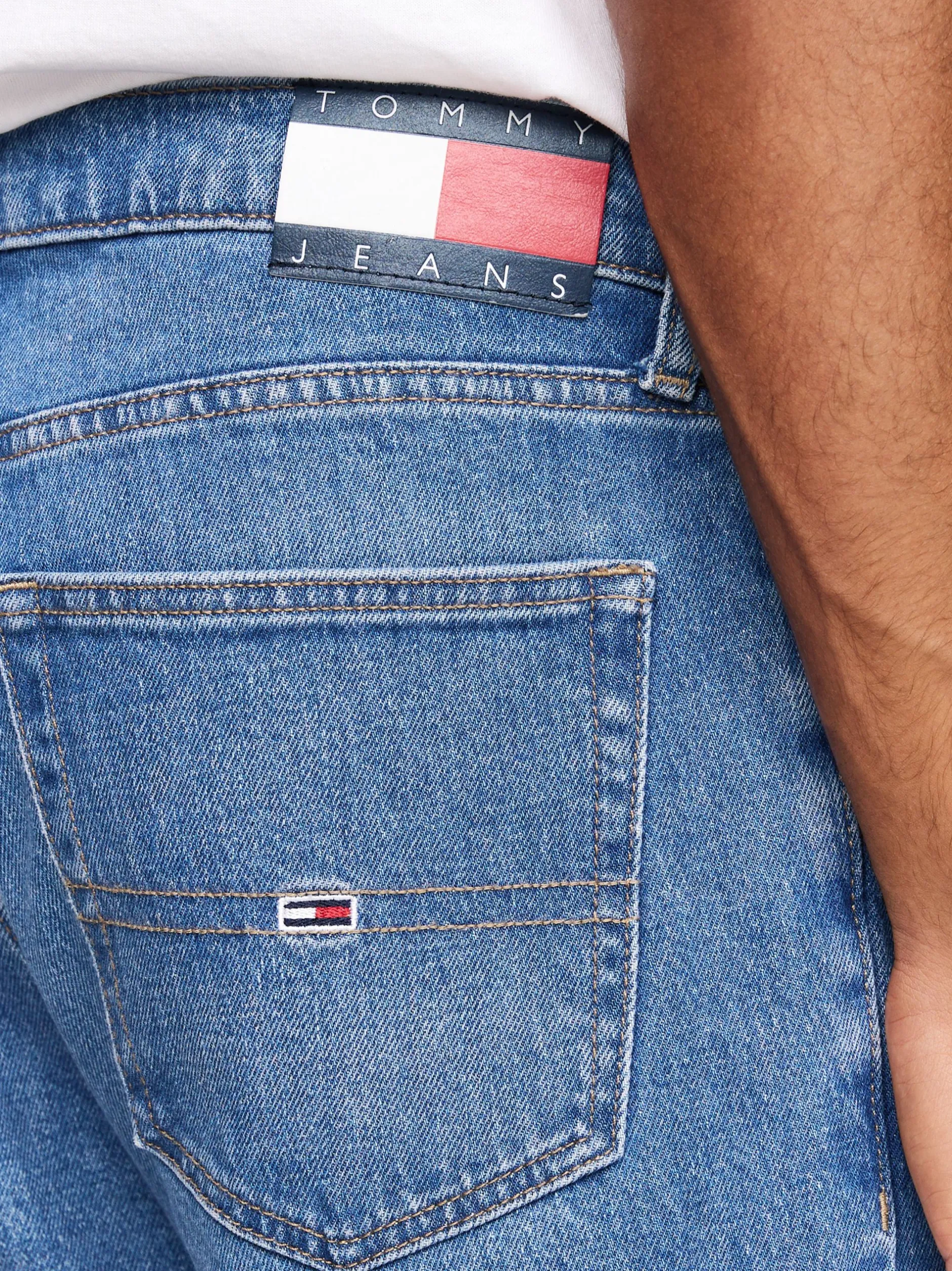 Jeansy*Tommy Hilfiger Jeansy Z Efektem Wyblaknięcia Na Szwach DENIM MEDIUM