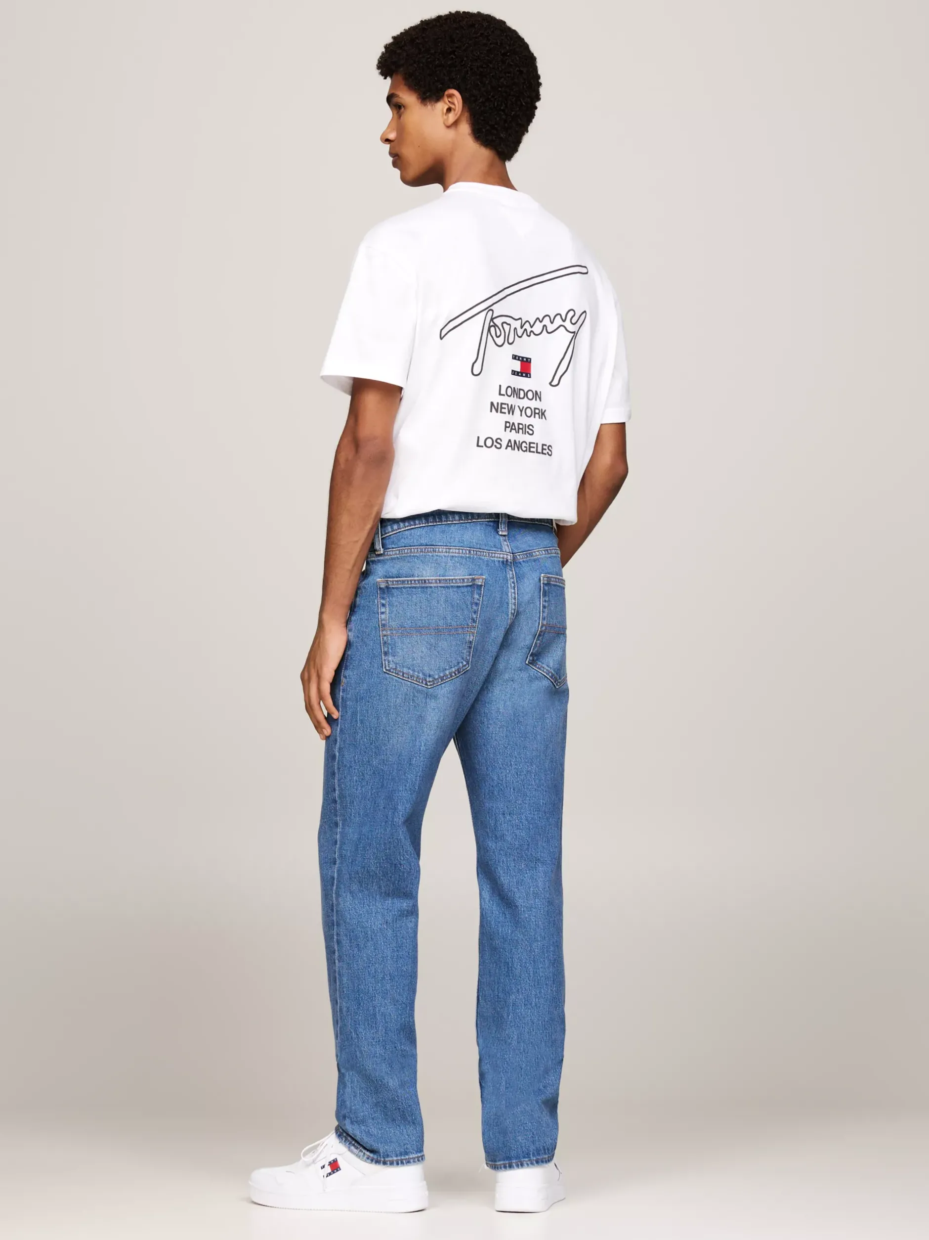Jeansy*Tommy Hilfiger Jeansy Z Efektem Wyblaknięcia Na Szwach DENIM MEDIUM