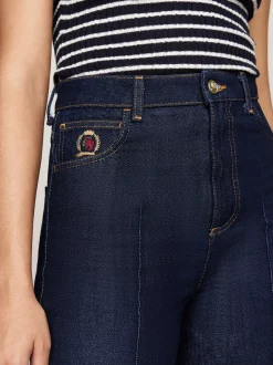 Jeansy*Tommy Hilfiger Jeansy Z Szeroką Nogawką I Wypukłymi Szwami INDIGO DENIM