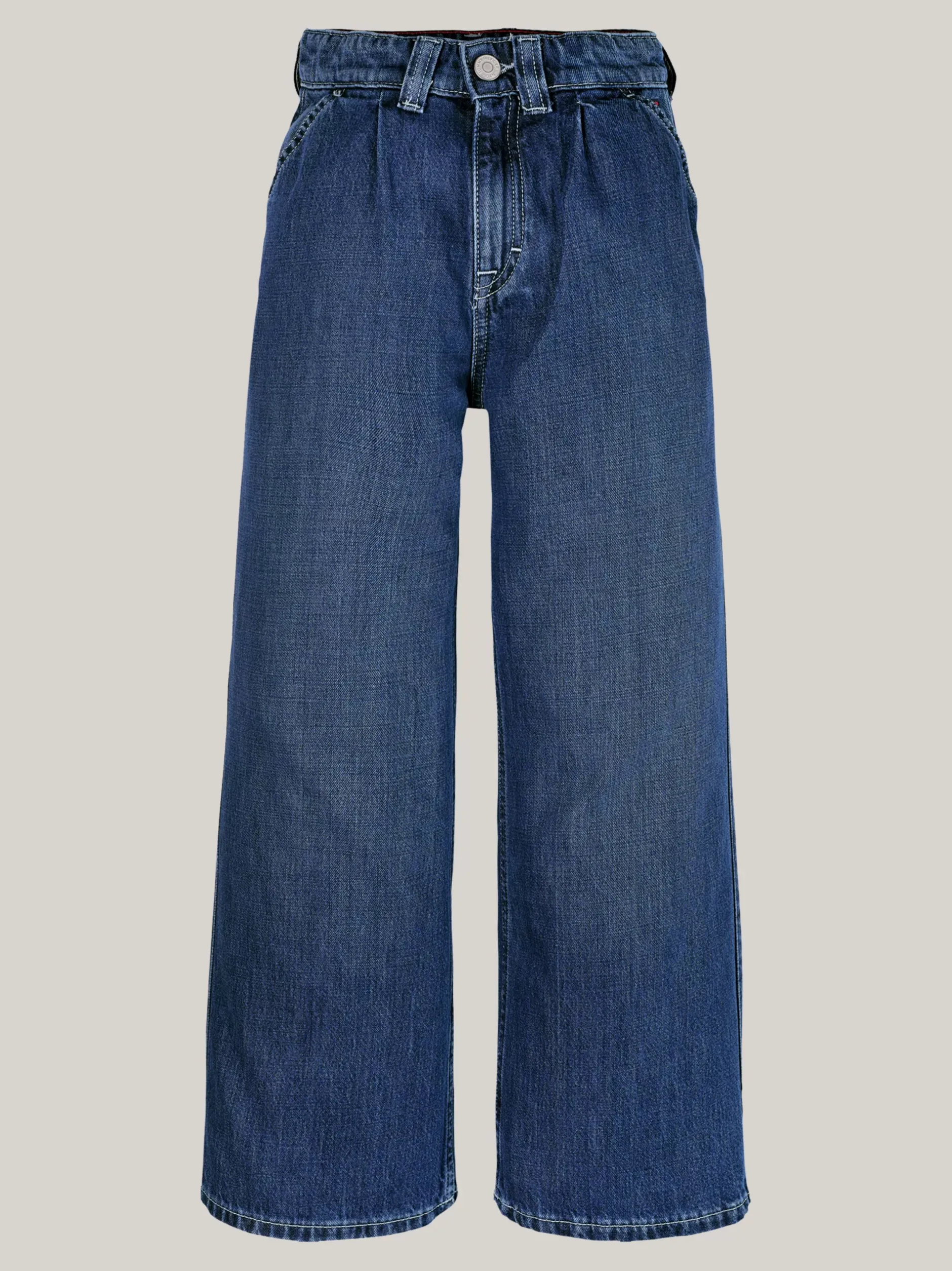 Jeansy*Tommy Hilfiger Jeansy Z Szerokimi Nogawkami I Zaszewkami DARKUSEDLYOCELL