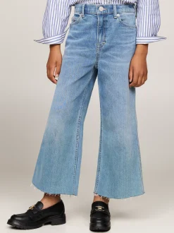 Jeansy*Tommy Hilfiger Jeansy Z Szerokimi Nogawkami Do Kostki LTUSED