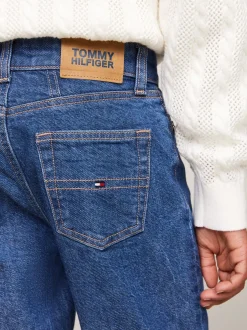 Jeansy*Tommy Hilfiger Jeansy Z Wysokim Stanem I Efektem Sprania DKSALTPEPPER