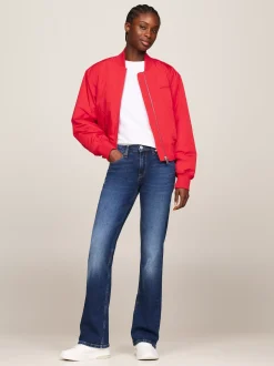 Jeansy*Tommy Hilfiger Jeansy Ze średnim Stanem I Wiskerami DENIM DARK