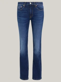 Jeansy*Tommy Hilfiger Jeansy Ze średnim Stanem I Wiskerami DENIM DARK