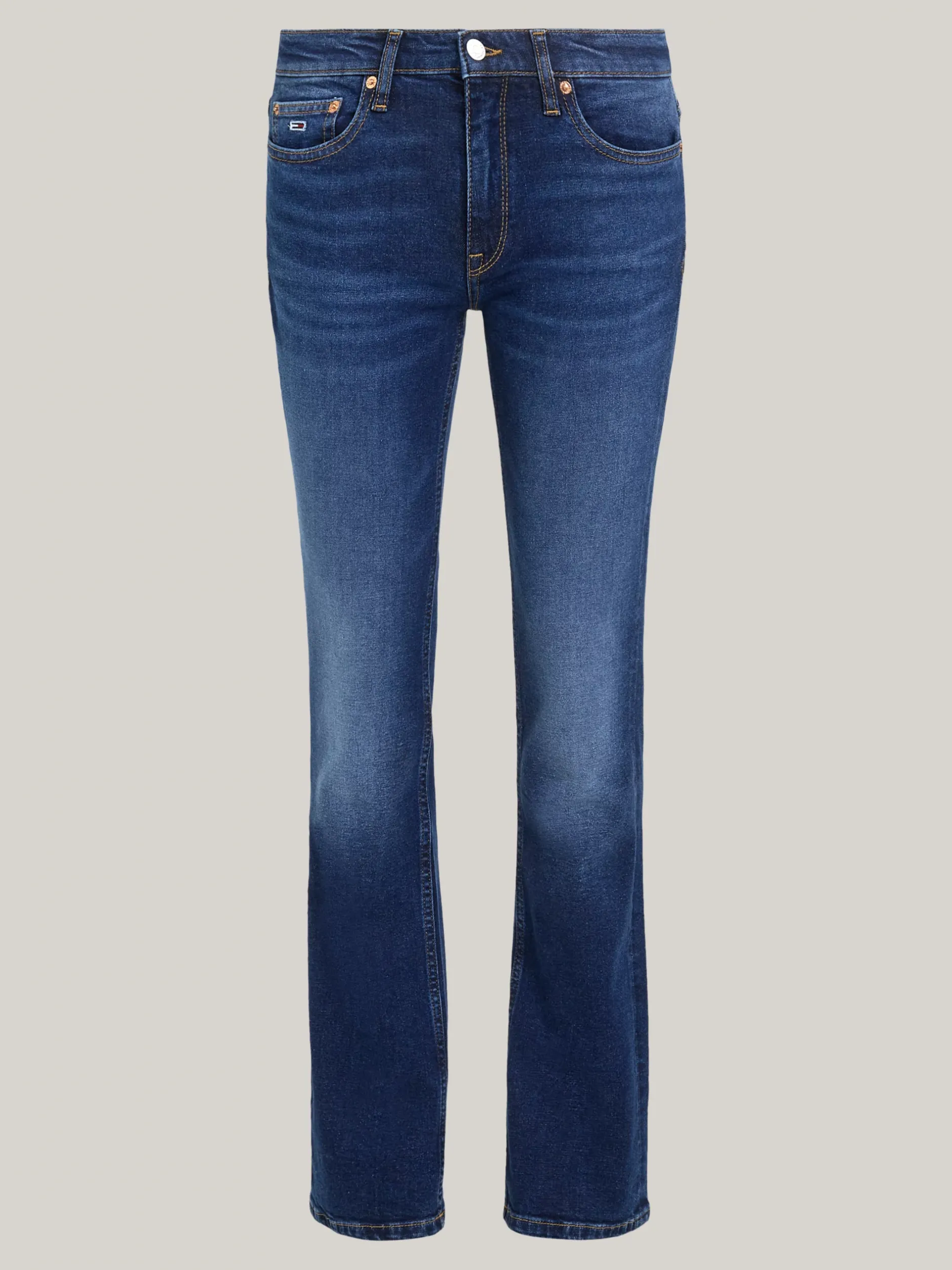 Jeansy*Tommy Hilfiger Jeansy Ze średnim Stanem I Wiskerami DENIM DARK
