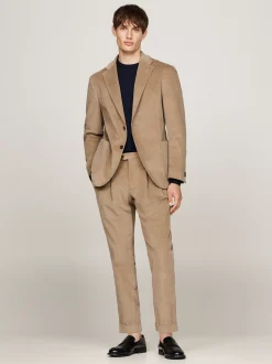 Garnitury I Kostiumy|Marynarki*Tommy Hilfiger Jednorzędowa Marynarka Ze Sztruksu BEIGE