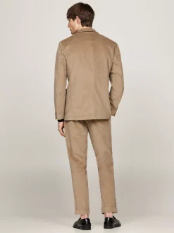 Garnitury I Kostiumy|Marynarki*Tommy Hilfiger Jednorzędowa Marynarka Ze Sztruksu BEIGE