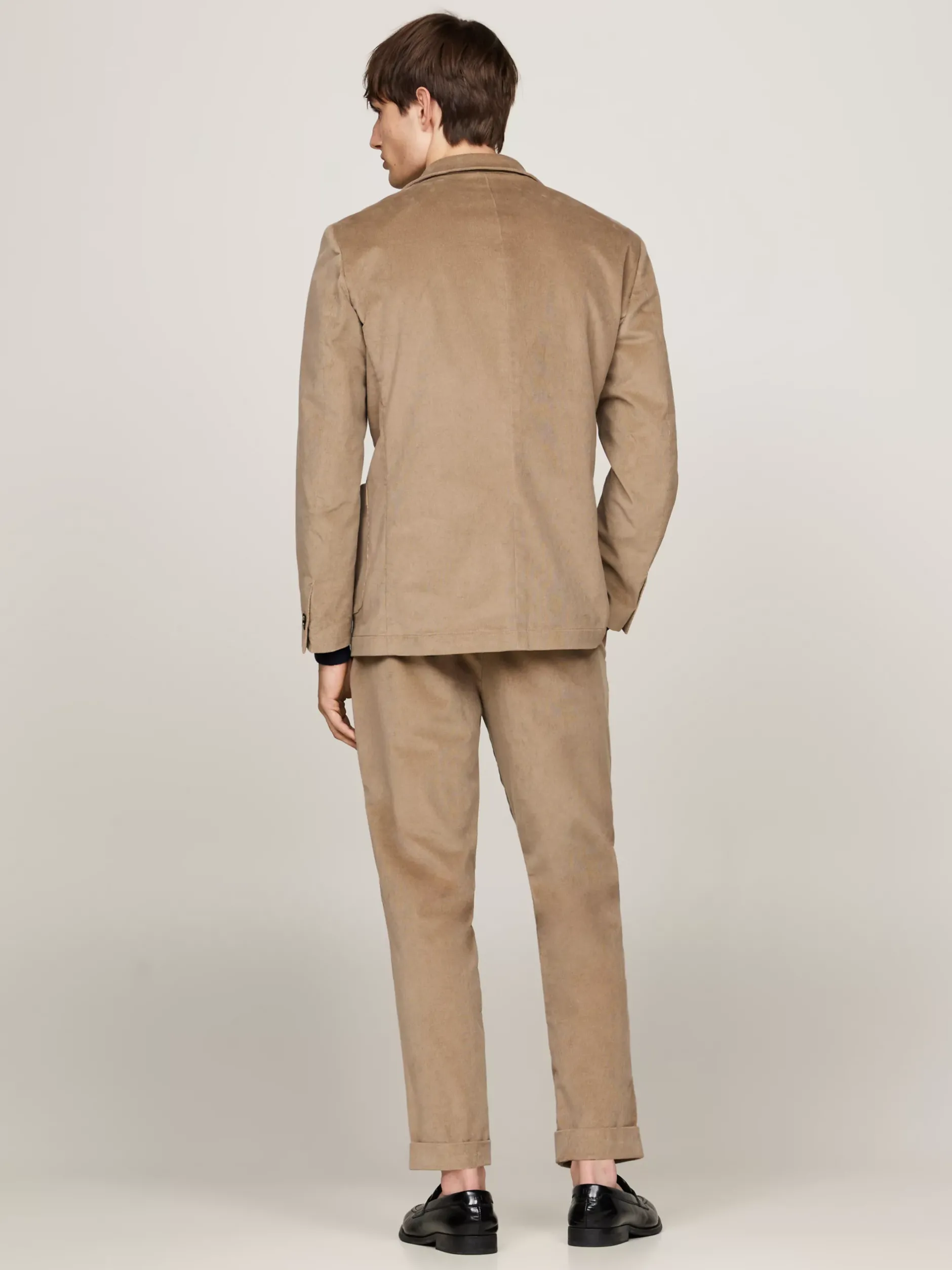 Garnitury I Kostiumy|Marynarki*Tommy Hilfiger Jednorzędowa Marynarka Ze Sztruksu BEIGE