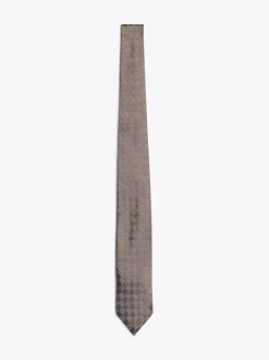 Krawaty & Poszetki*Tommy Hilfiger Jedwabny Krawat We Wzór W Kratkę SAFARI CANVAS