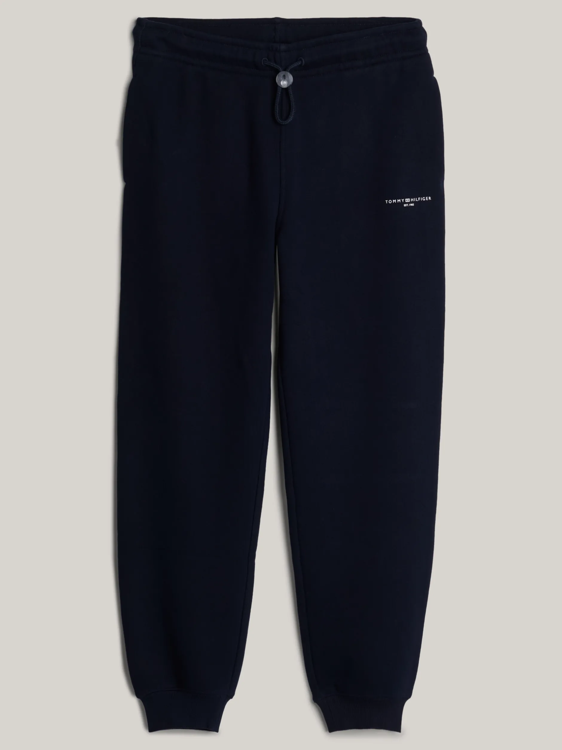 Spodnie*Tommy Hilfiger Joggery Adaptive Z Mankietami I Logo DESERT SKY