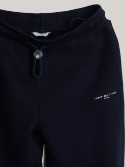 Spodnie*Tommy Hilfiger Joggery Adaptive Z Mankietami I Logo DESERT SKY
