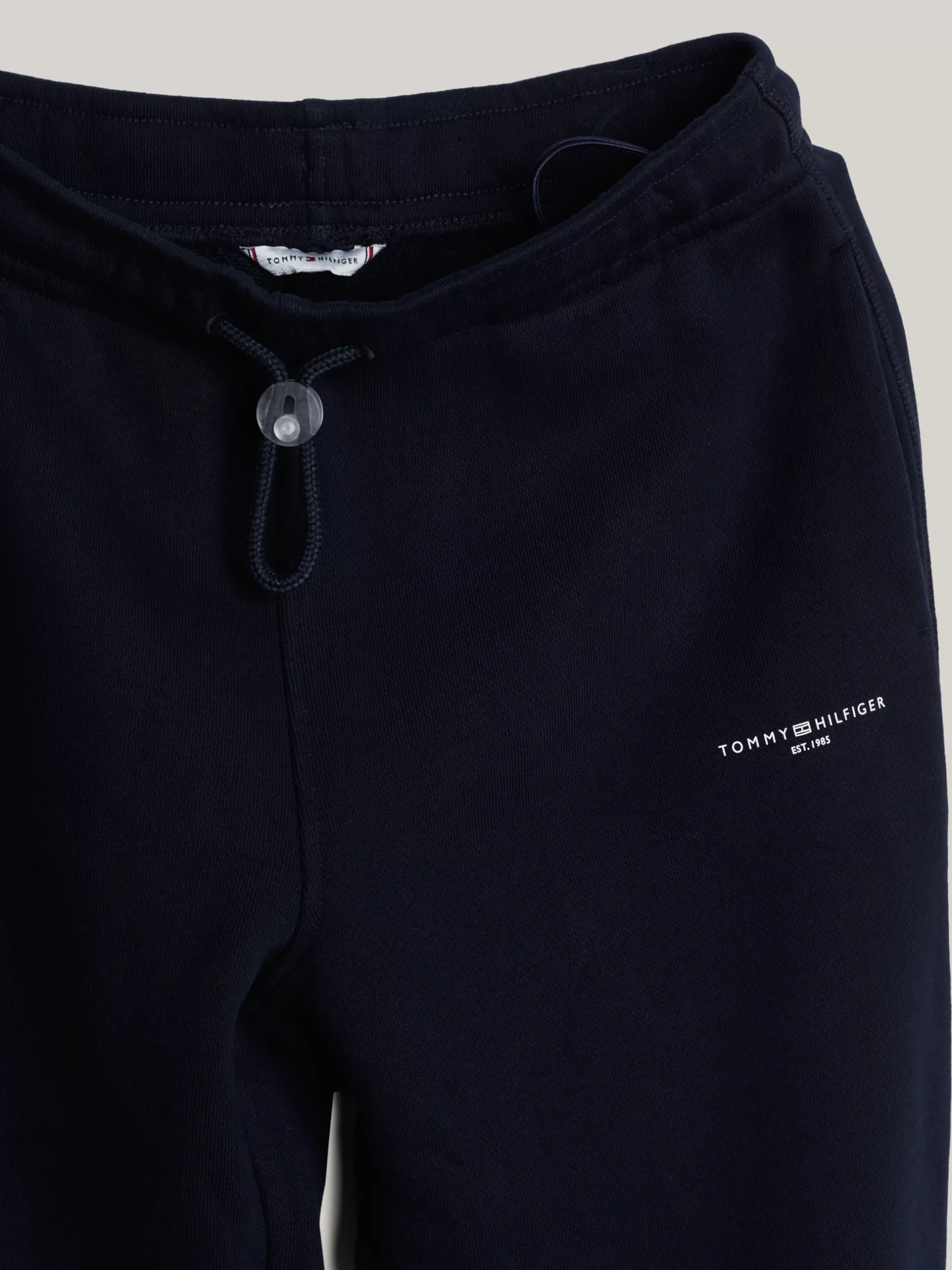 Spodnie*Tommy Hilfiger Joggery Adaptive Z Mankietami I Logo DESERT SKY