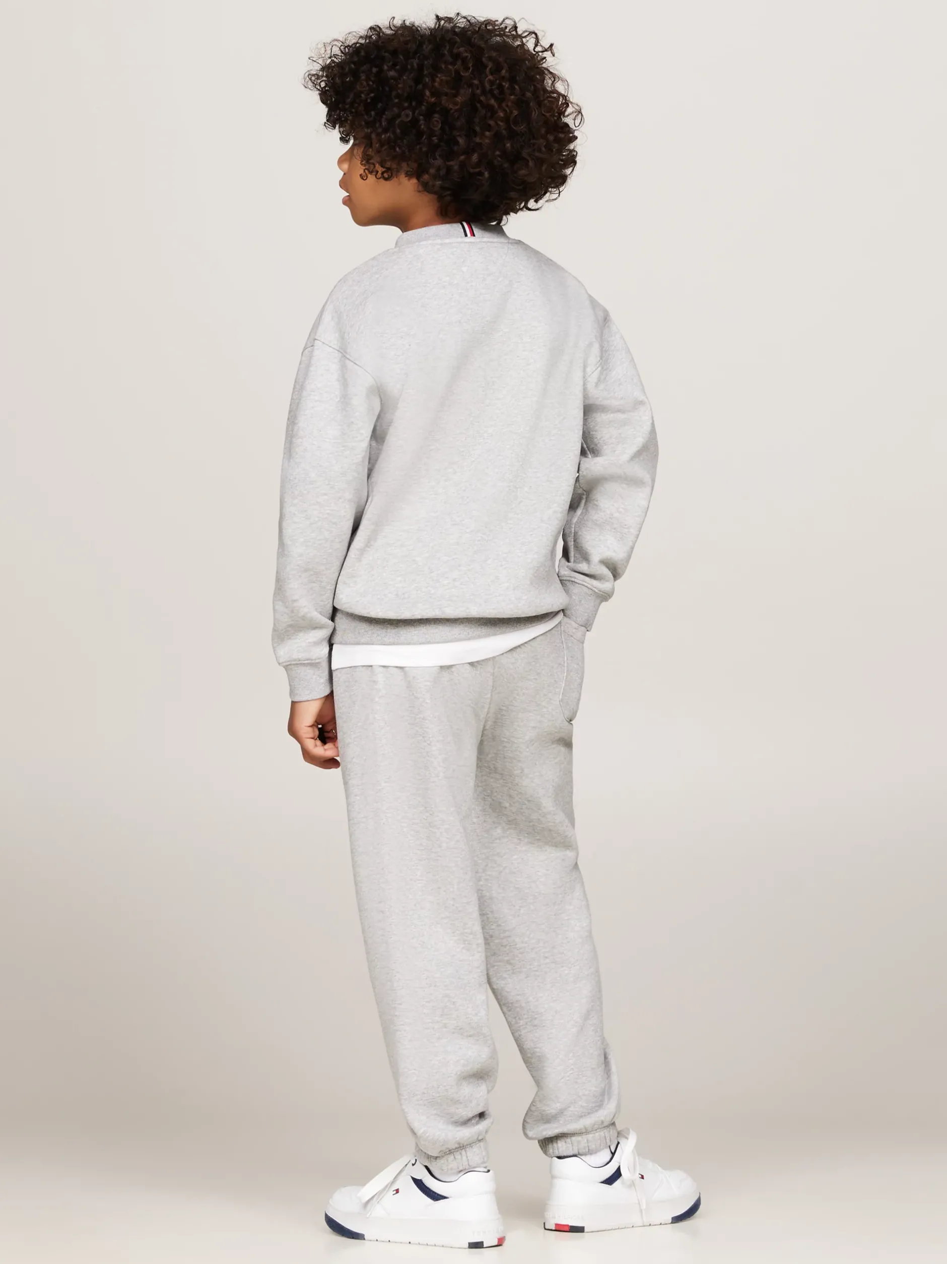 Bluzy Dresowe I Z Kapturem|Bluzy Dresowe I Z Kapturem*Tommy Hilfiger Joggery Essential W Komplecie Ze Swetrem LIGHT GREY HEATHER