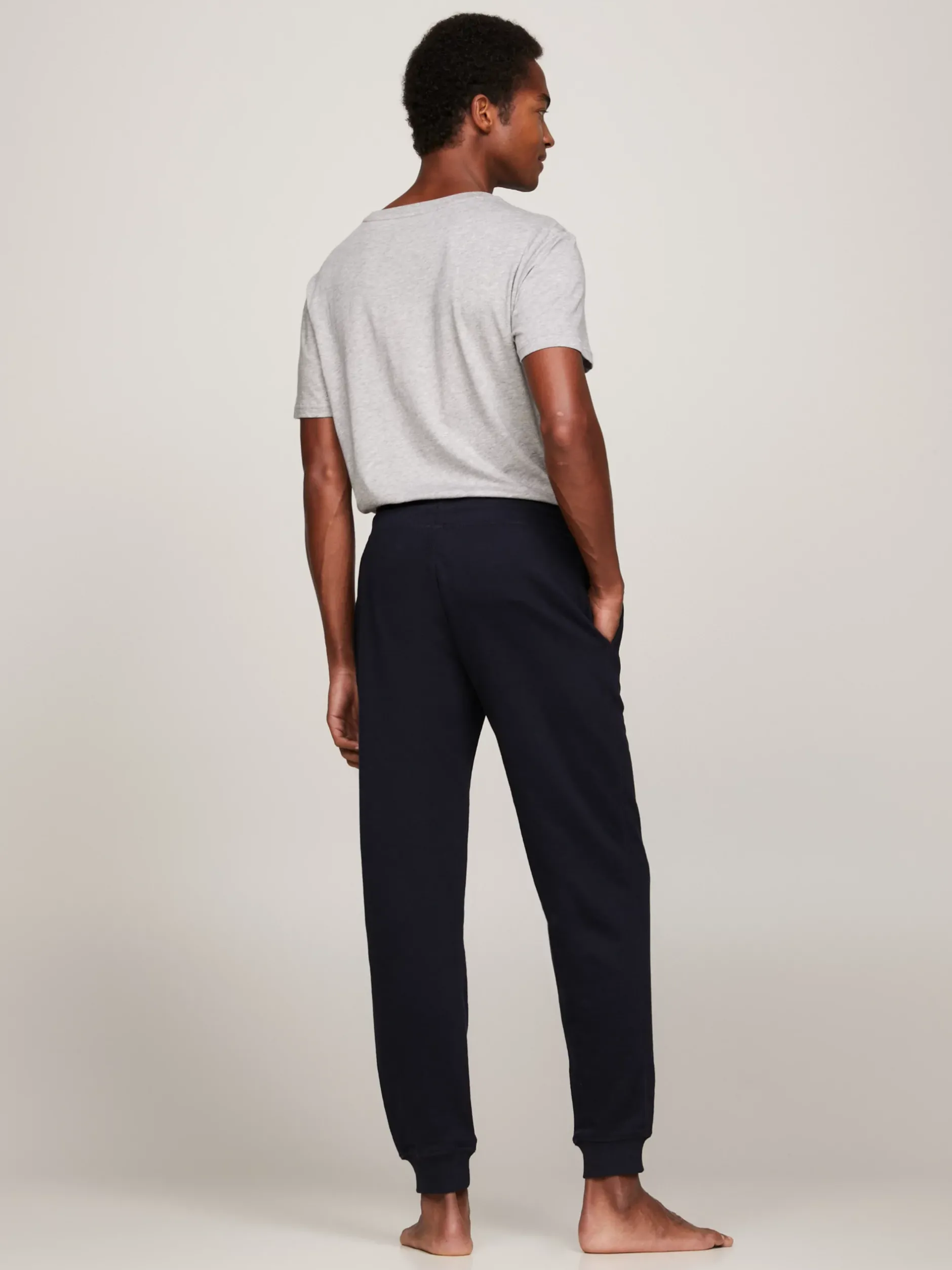 Stroje Domowe*Tommy Hilfiger Joggery Lounge TH Original Z Logo DESERT SKY