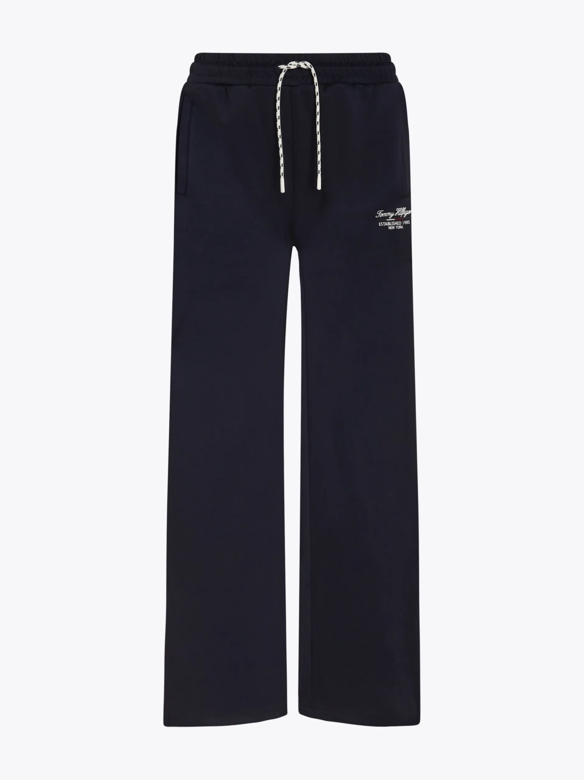 Spodnie*Tommy Hilfiger Joggery Sport Z Szerokimi Nogawkami DESERT SKY