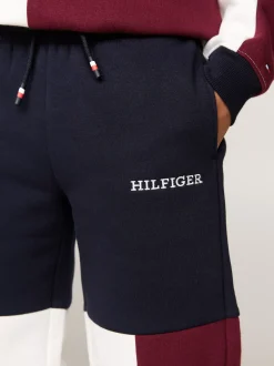Spodnie I Szorty*Tommy Hilfiger Joggery W Bloki Kolorów Z Mankietami RED WHITE BLUE