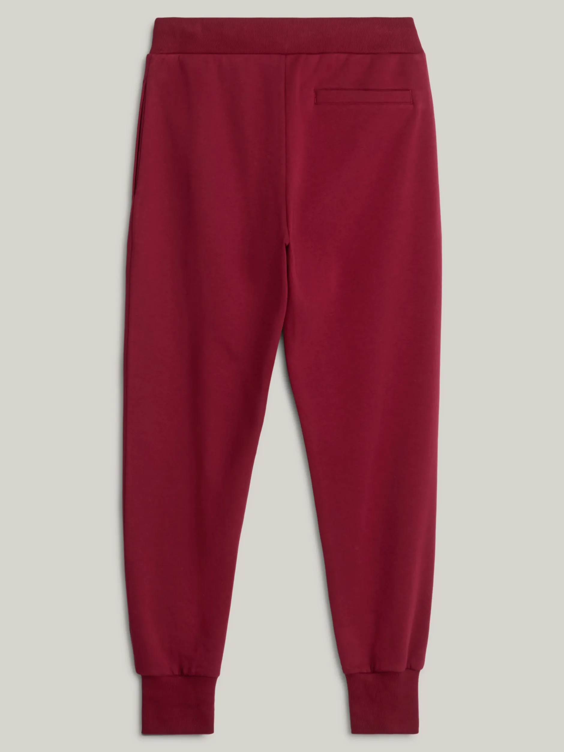 Spodnie*Tommy Hilfiger Joggery Z Haftowanym Emblematem ROUGE
