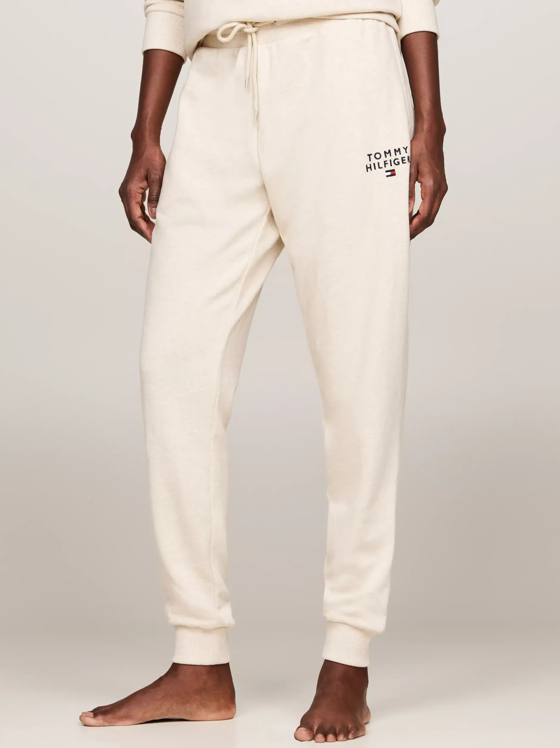 Stroje Domowe*Tommy Hilfiger Joggery Z Mankietami TH Original HEATHERED OAT