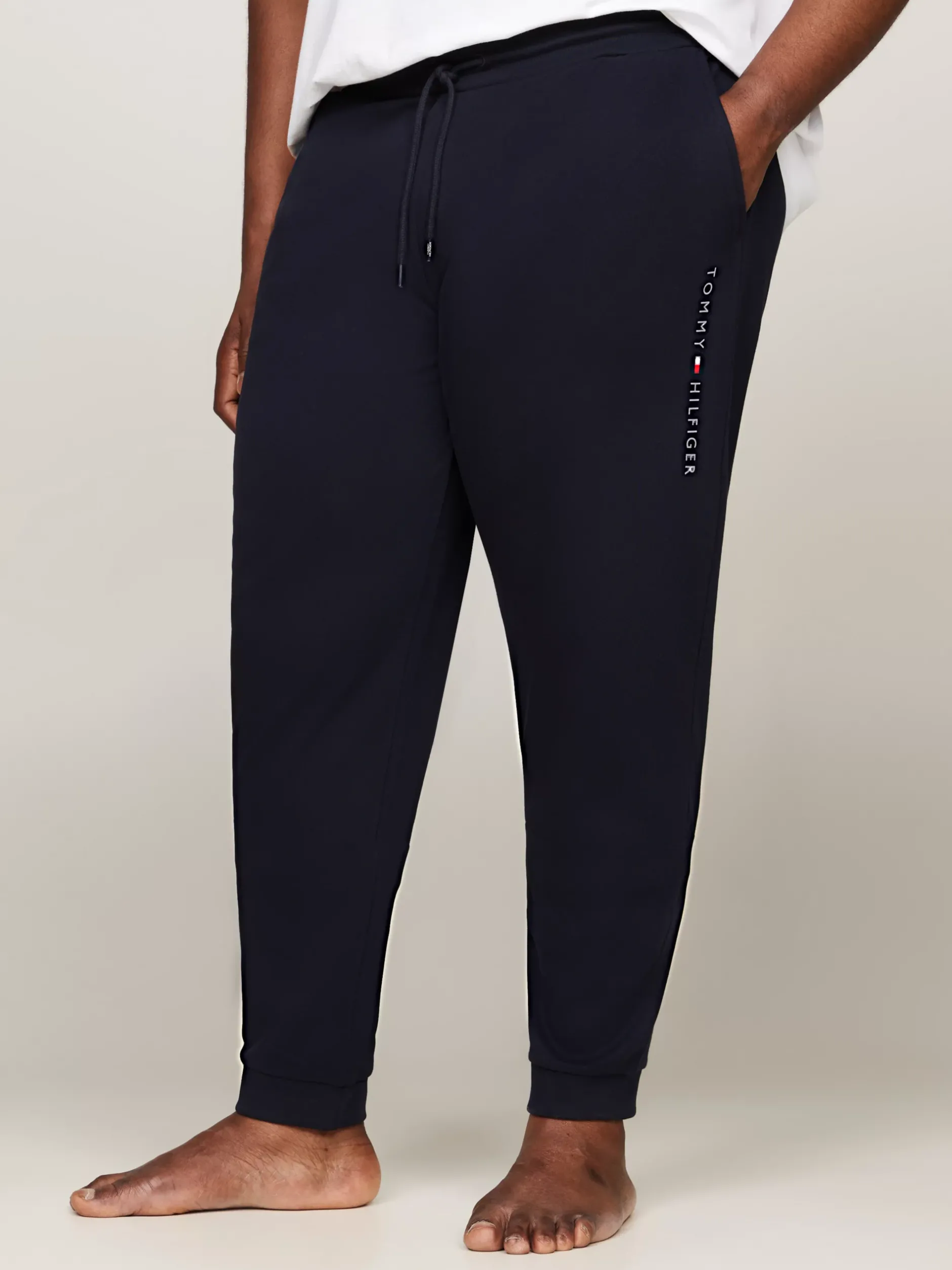 Stroje Domowe*Tommy Hilfiger Joggery Z Troczkami TH Original Plus DESERT SKY