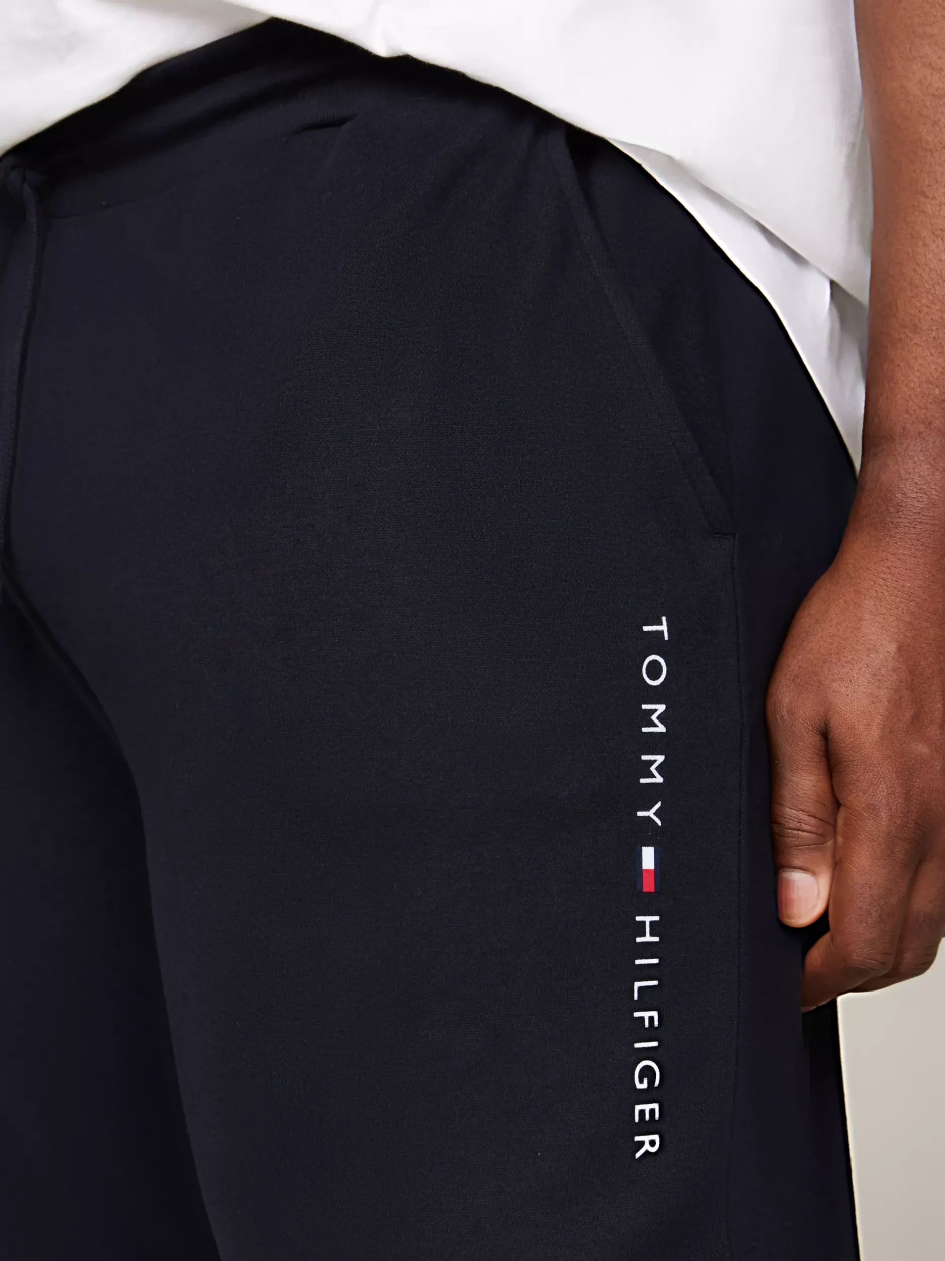 Stroje Domowe*Tommy Hilfiger Joggery Z Troczkami TH Original Plus DESERT SKY