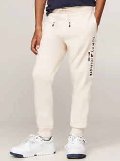 Spodnie, Szorty I Spódnice|Spodnie I Szorty*Tommy Hilfiger Joggery Z Troczkami W Talii I Logo CALICO HEATHER