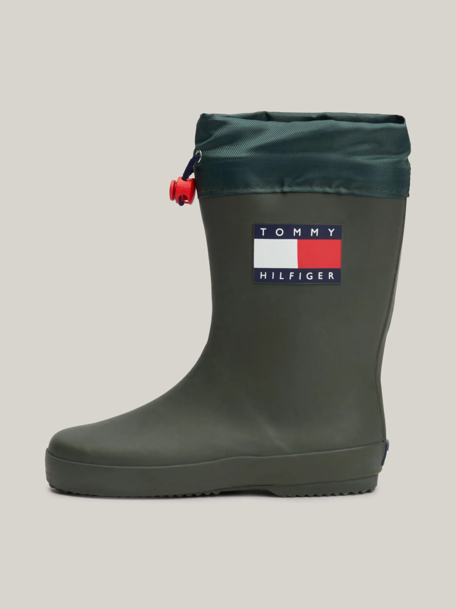 Obuwie I Akcesoria|Obuwie I Akcesoria*Tommy Hilfiger Kalosze Z Troczkami MILITARY GREEN